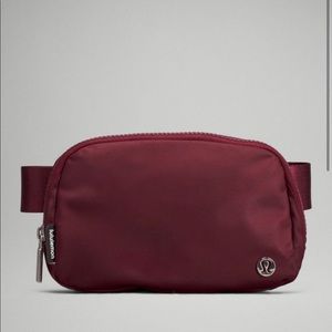 Lululemon Everywhere Belt Bag red merlot price firm